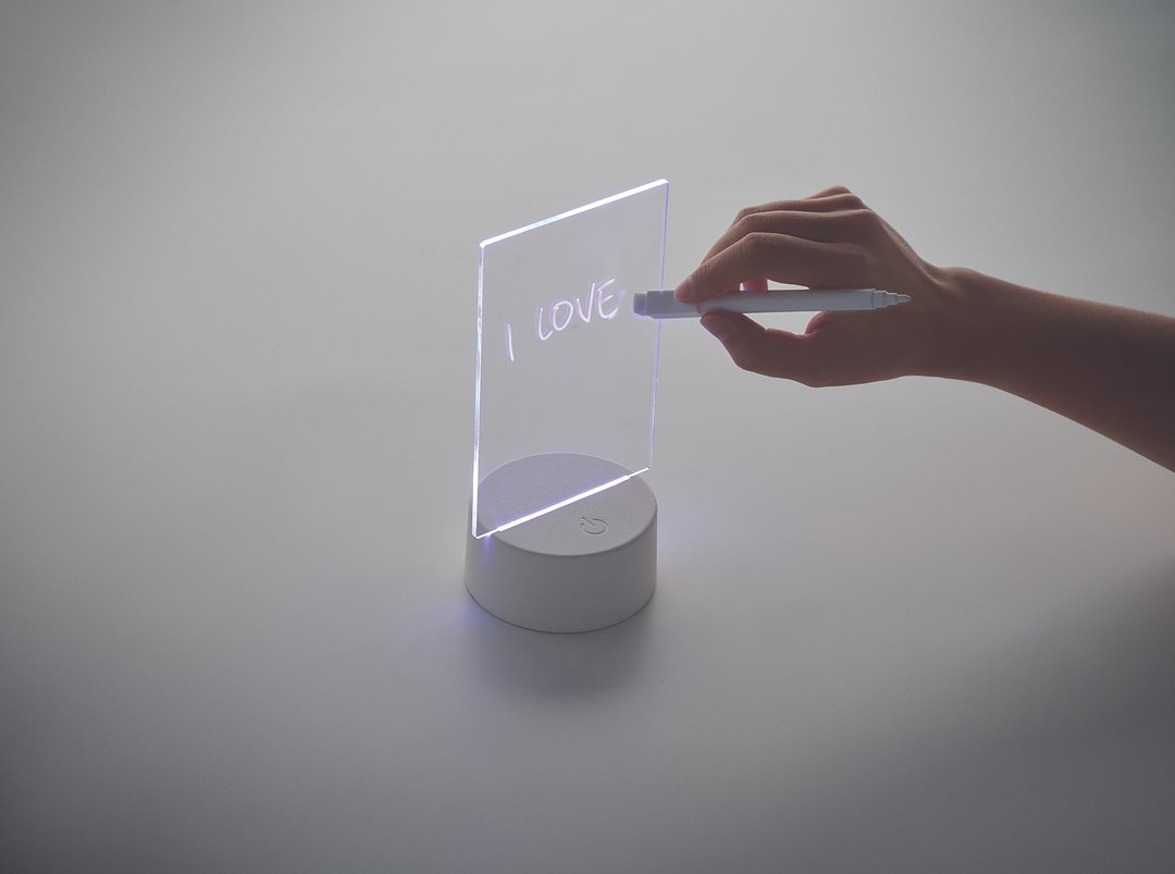 Memoboard mit LED-Beleuchtung Truina