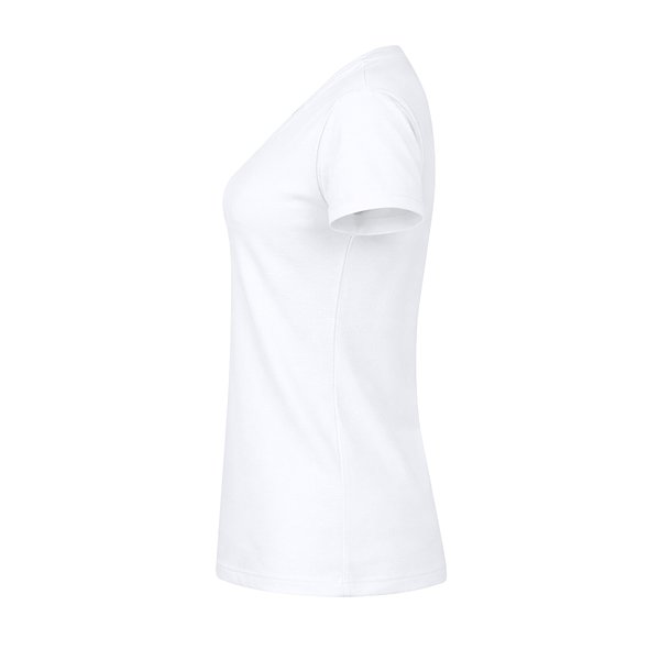 Erwachsene Frauen Weiss T-Shirt Idiyo