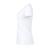 Erwachsene Frauen Weiss T-Shirt Idiyo