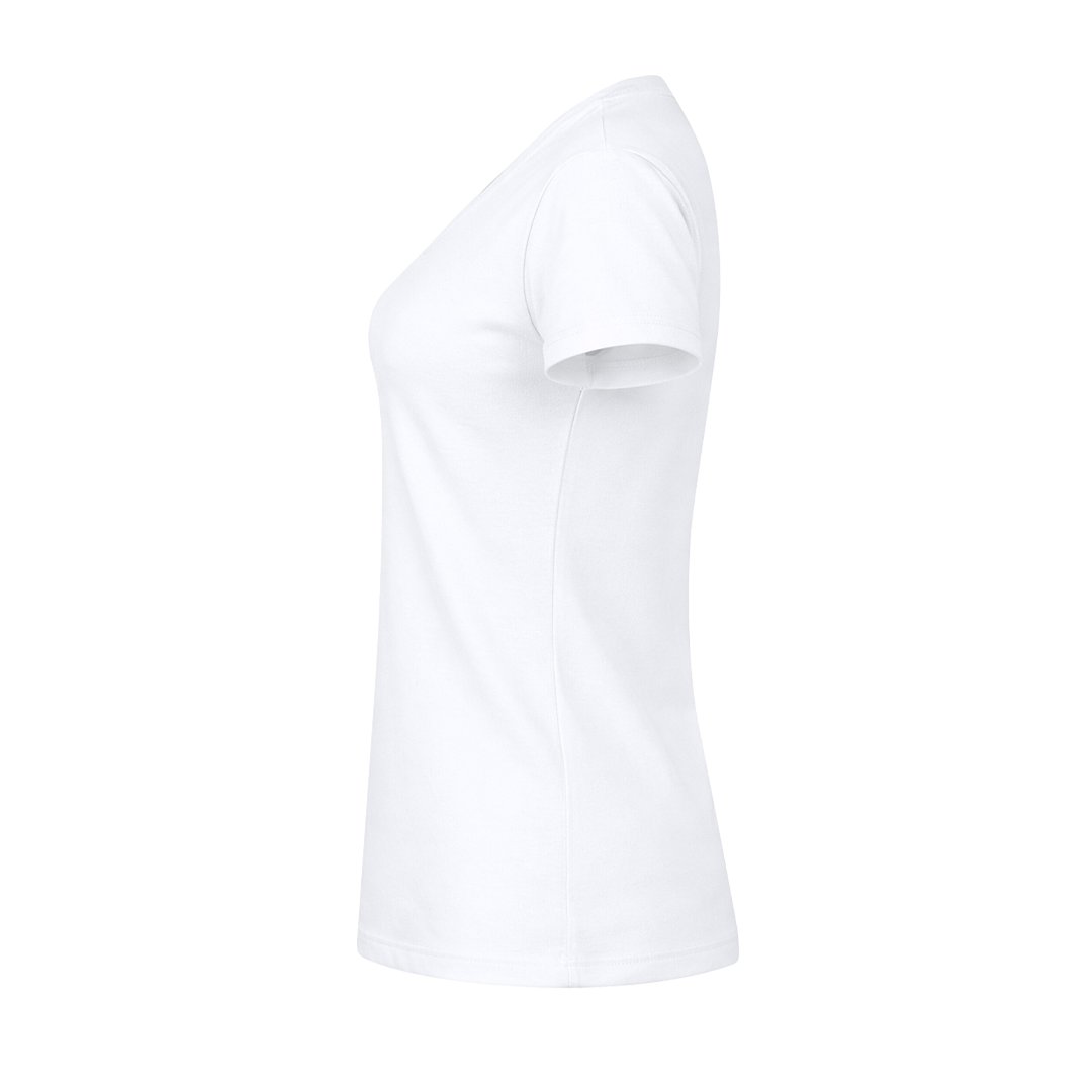 Erwachsene Frauen Weiss T-Shirt Idiyo