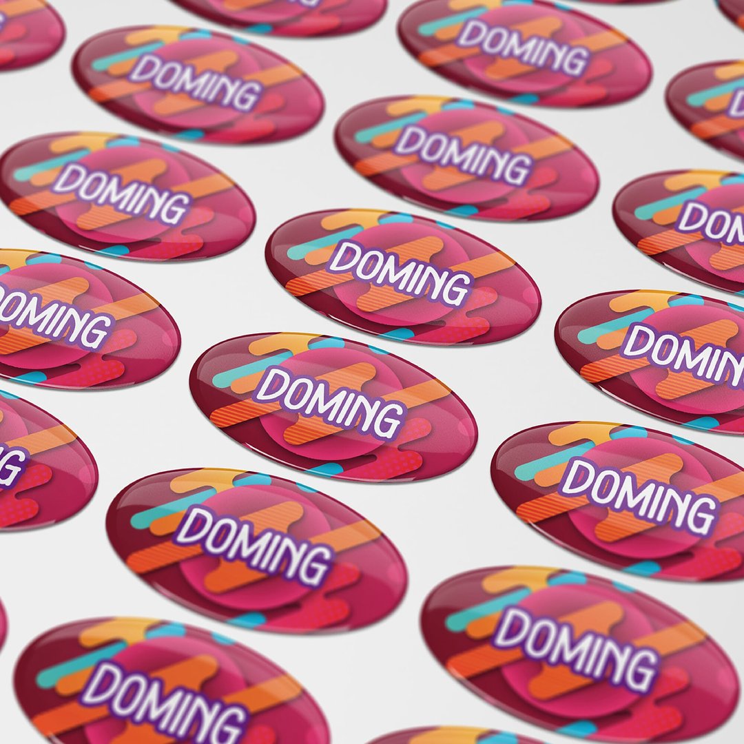 Doming Oval 30x15 mm Beathors