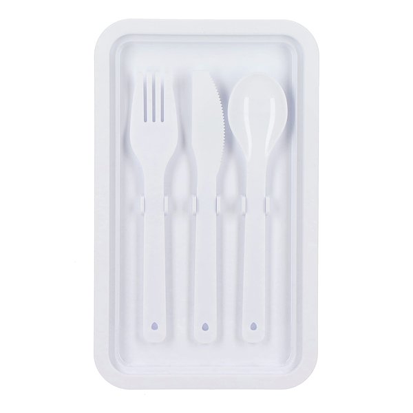 Doppelte Lunchbox mit Besteck Ylanin