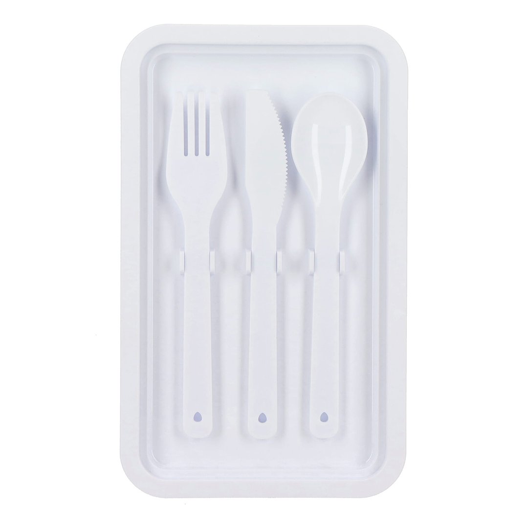 Doppelte Lunchbox mit Besteck Ylanin