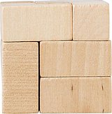 Würfelpuzzle aus Holz Bethole