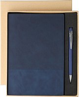 Notizbuchset Paulier | Recyceltes Kunstleder | A5 | Mit Kugelschreiber