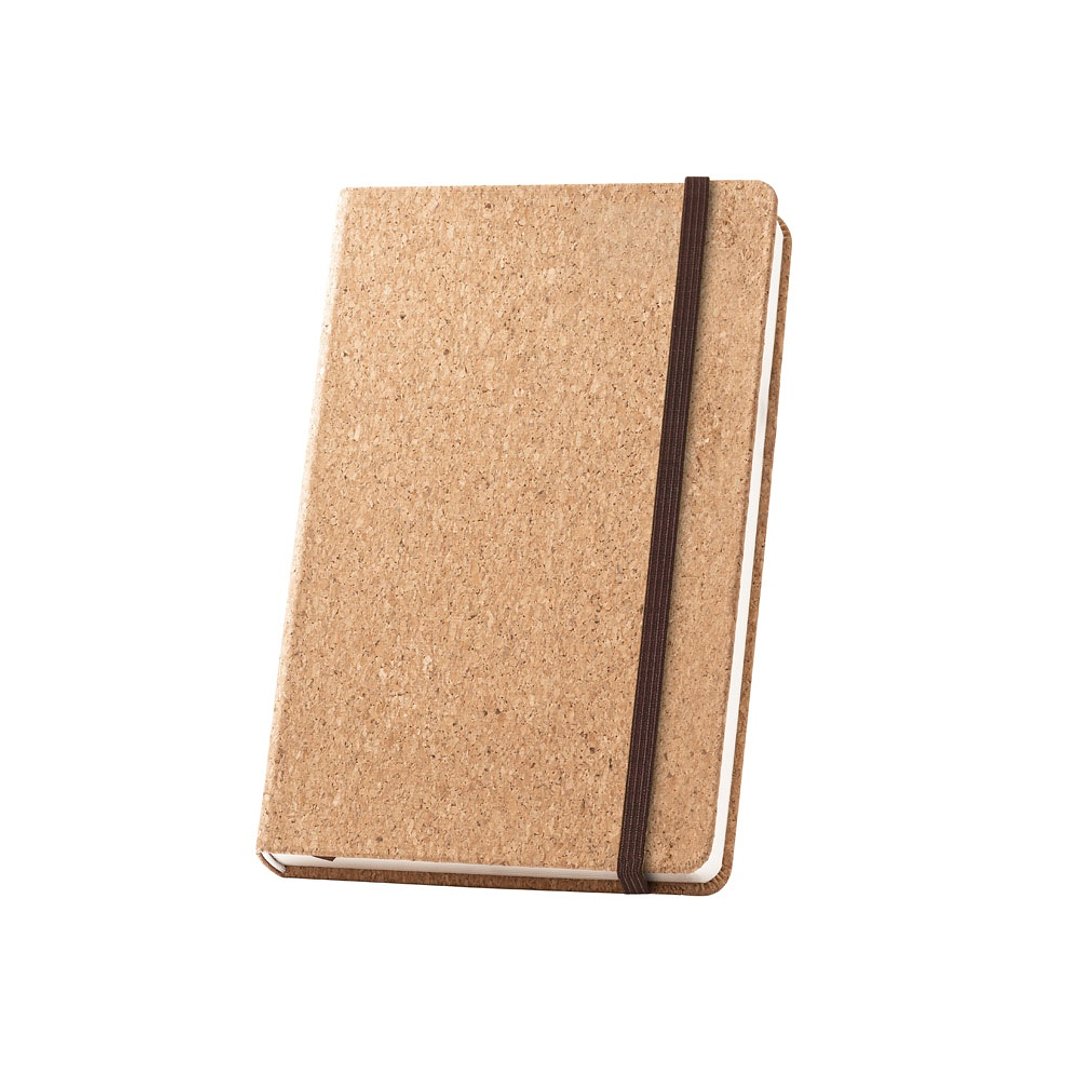 A5 Notizblock aus Kork mit unlinierten Seiten aus™-zertifiziertem Material und anderen kontrollierten Materialien Rudorlel
