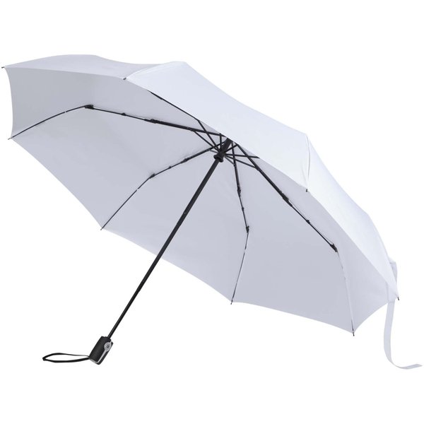 27" faltbarer RPET-Regenschirm mit automatischer Öffnungs- und Schliessfunktion - Emmascht
