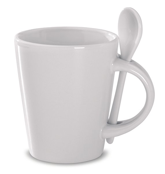 Tasse mit Löffel Sublimation Inatht