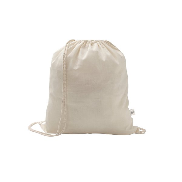 Turnbeutel aus recycelter Baumwolle (70%) und Polyester (30% rPET) (140 g/m²) Betia