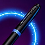 Parker IM Vibrant Rings PVD-Kugelschreiber Vrelylani