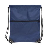 Kordelzugtasche 210T R-PET mit Reißverschluss Rueli