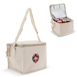 Kühltasche mit einer Ausssenhülle aus Baumwolle 22x18x18cm Giulf