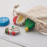 Set mit 4 Radierern Ciannan