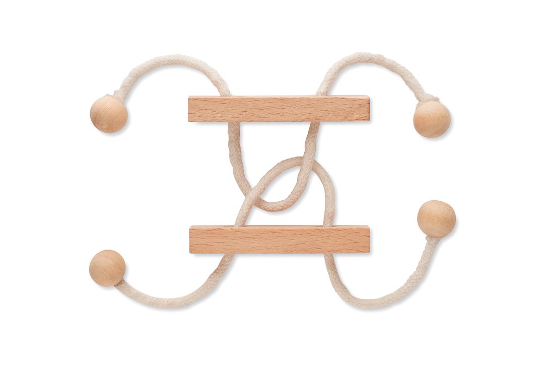 Geduldsspiel Holz Rechteck Benineli