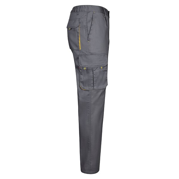 Zweifarbige Twill-Hose mit mehreren Taschen (200 g/m²), aus Baumwolle (35 %) und Polyester (65 %) Leenico