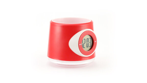 Blumentopf Tischuhr Idlmo