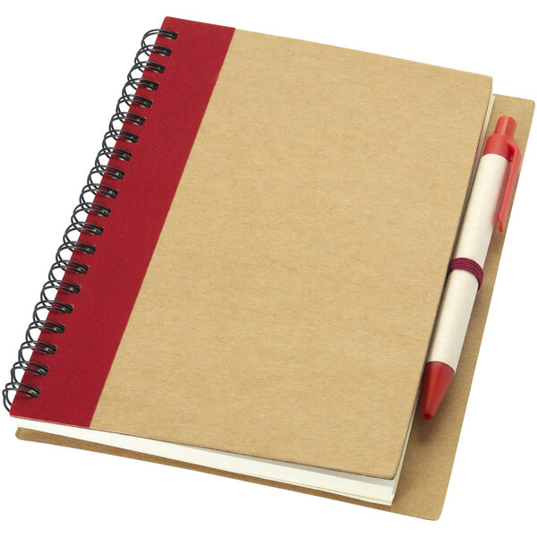 A6 Recycling Notizbuch mit Stift - Dinga