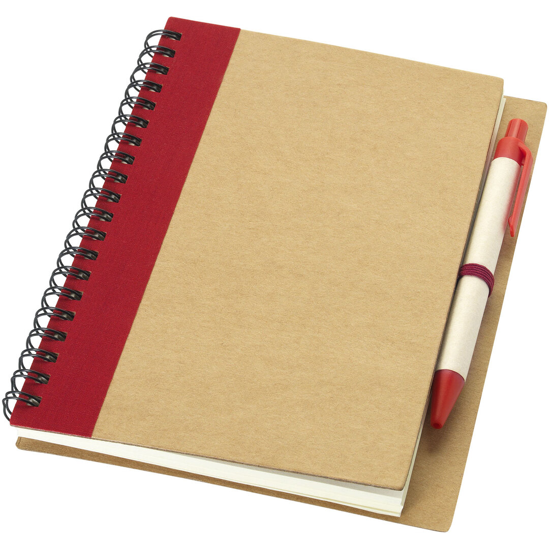 A6 Recycling Notizbuch mit Stift - Dinga