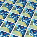 Vinyl Sticker Quadrat 13x13mm Jürgiun