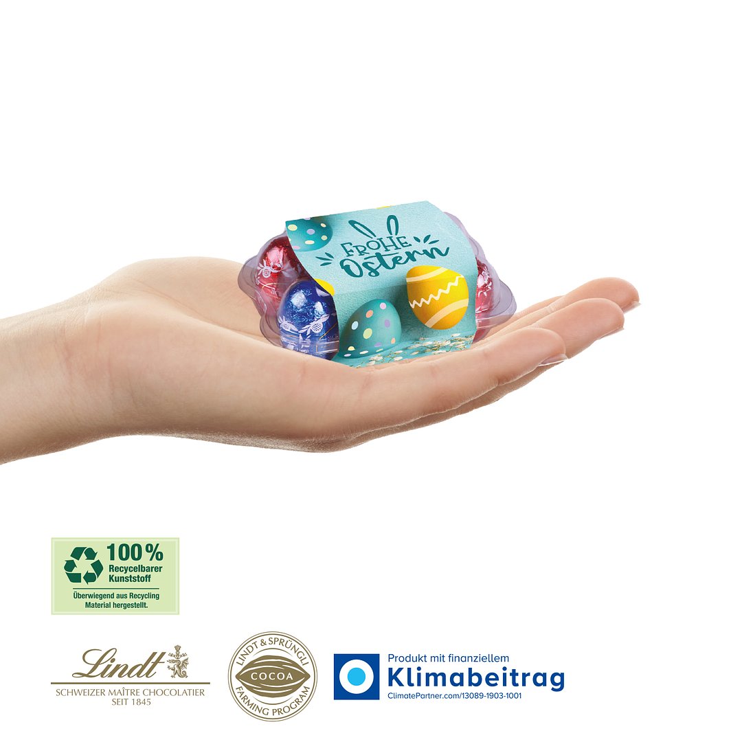 Lindt Mini-Eierpackung