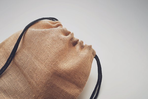 Jute Beutel mit Kordelzug Vign