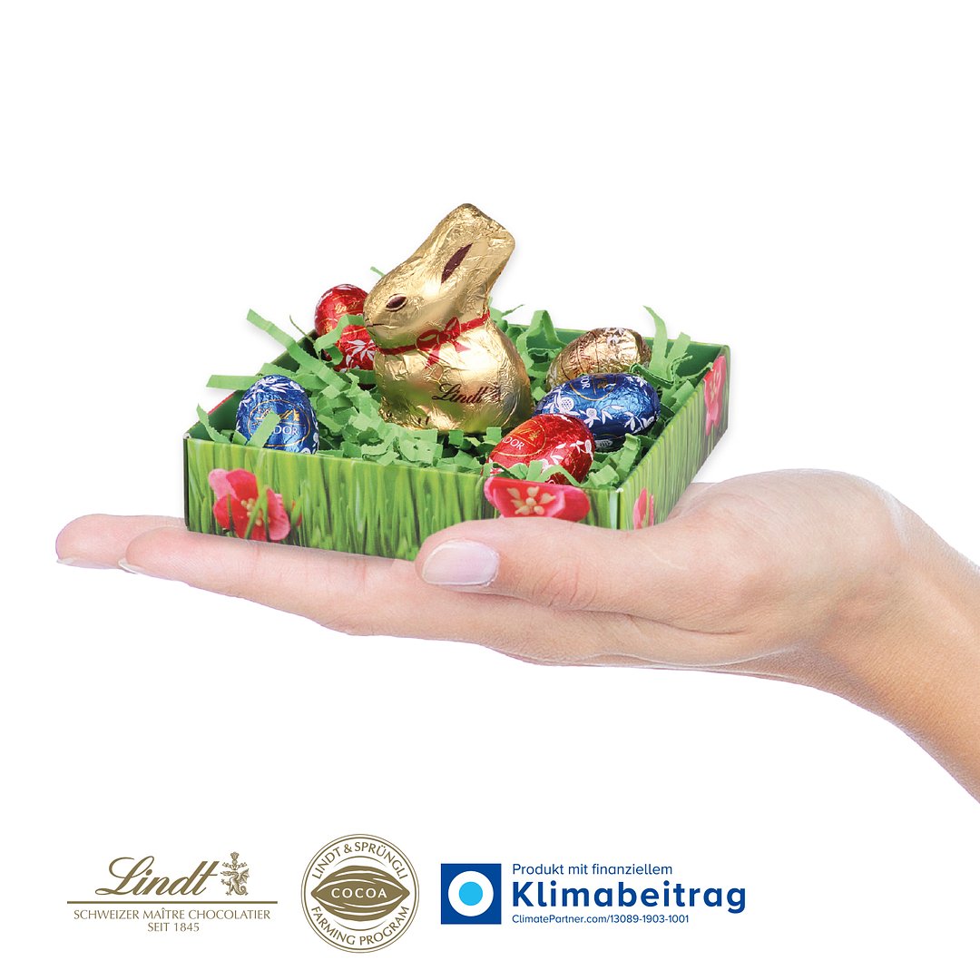 Osternest mit Schokolade von Lindt