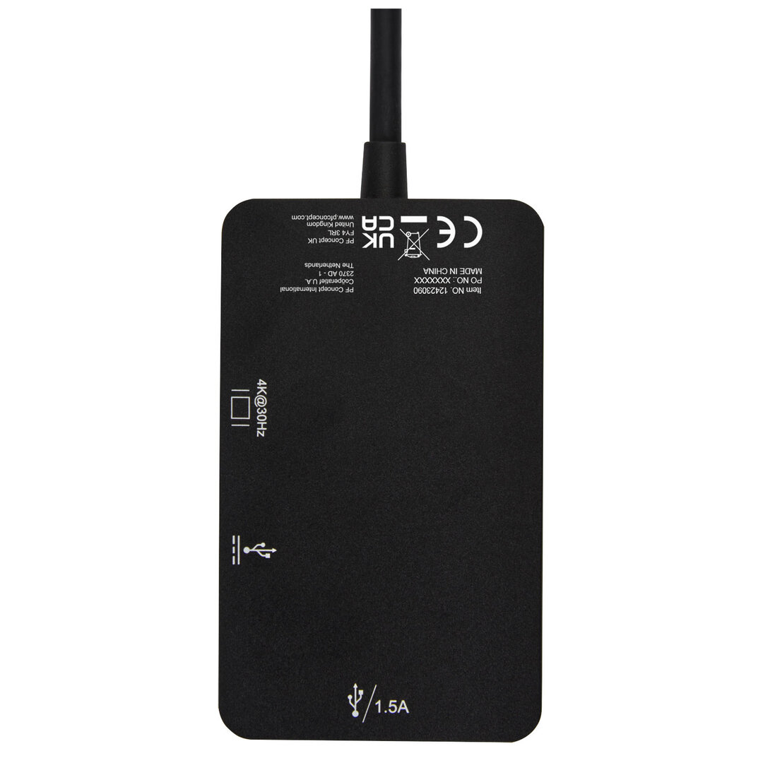 Typ-C Multimediaadapter aus Aluminium (USB-A/Typ-C/HDMI) - Alting