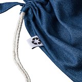 Recycelte Denim-Kordeltasche Leycile