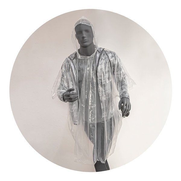 Biologisch abbaubarer Regenponcho Oldinen
