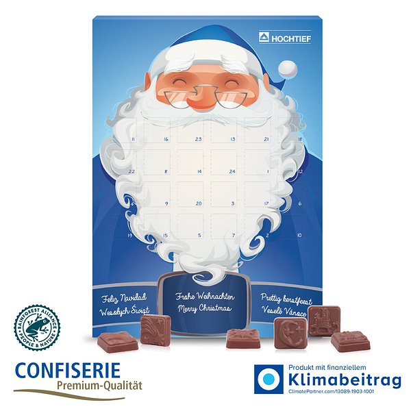 Wand-Adventskalender „Classic Design“, 75 g