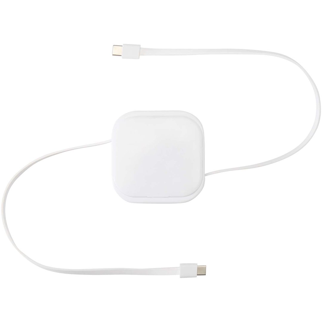 Aufrollbares 5 in 1 Kabel aus Recyclingmaterial mit Datensynchronisierung und 100 W Schnellladefunktion sowie Smartphone Toolkit - Ainatht