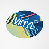 Vinyl Sticker Rund Ø 35 mm Luonni