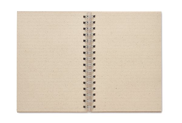 DIN A5 Notizbuch Graspapier Lolfena