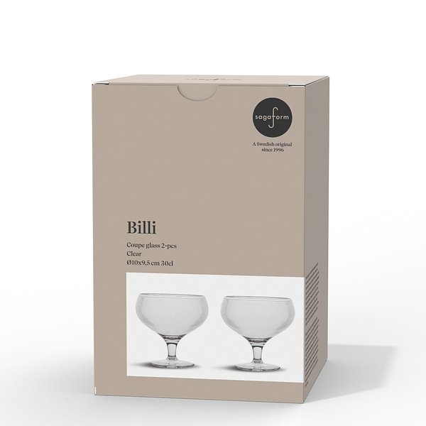 Billi Coupé-Glas 300 ml 2er-Set Ferverin