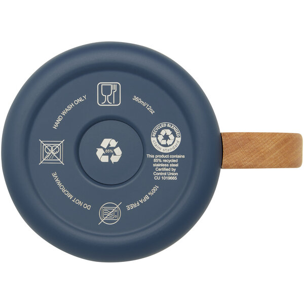 RCS-zertifizierter Becher aus recyceltem Edelstahl mit Kupfer-Vakuumisolierung, 360 ml - Oninan