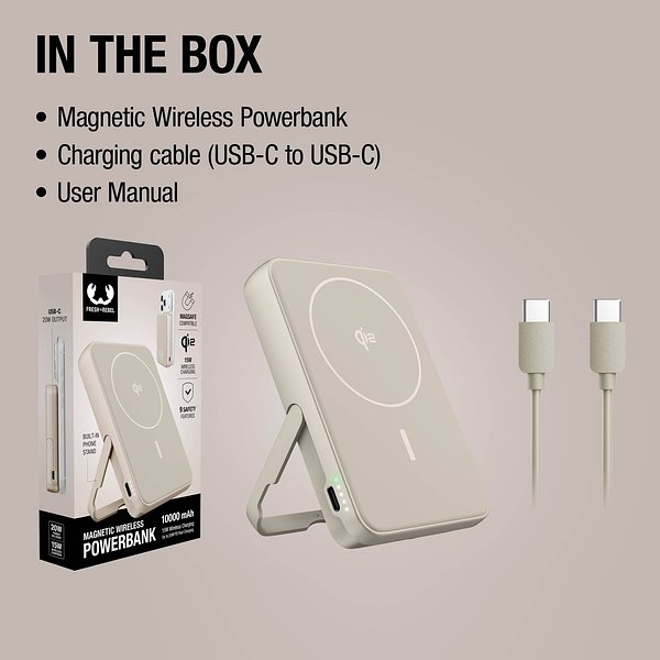 Kabellose Powerbank 10000 mAh kompatibel mit MagSafe Vinatin