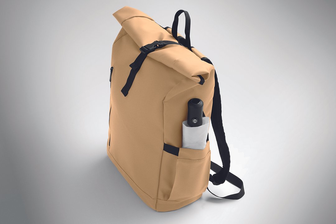Rolltop-Rucksack 600D RPET Adrins
