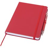 Set A5 Hardcover Notizbuch aus Recyclingpapier und einem Kugelschreiber - Andri