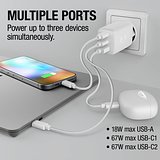 67W Laptop-Ladegerät GaN USB-C und USB-A Stineth