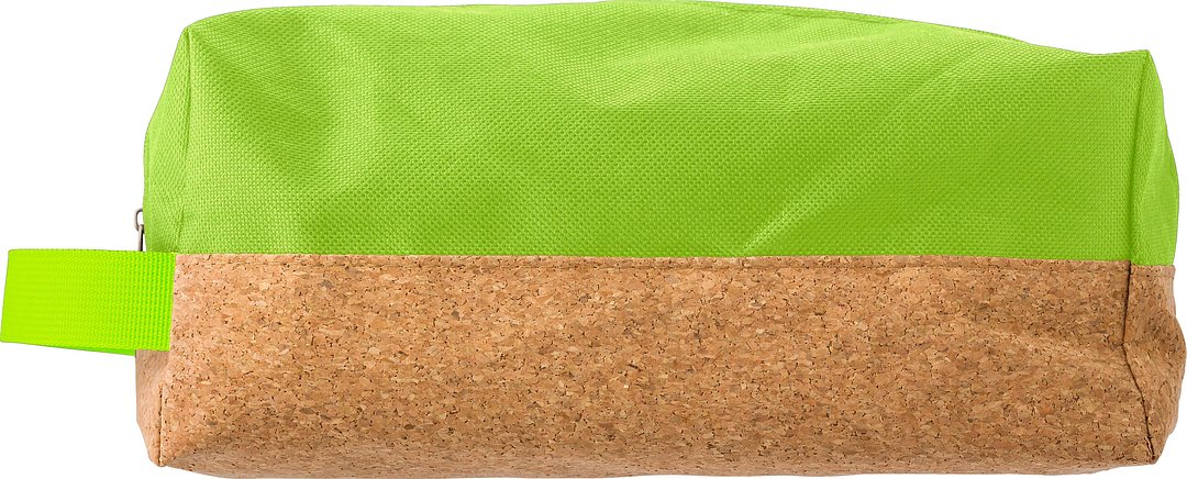 Kulturtasche aus Polyester und Kork Onnani