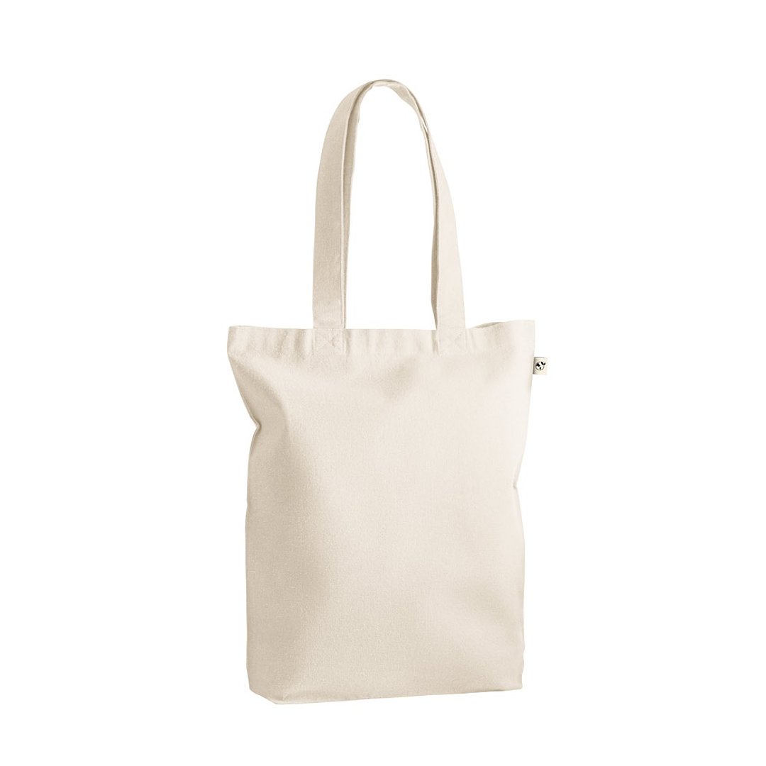 Tasche aus 70% recycelter Baumwolle und 30% recyceltem Polyester (280 g/m²) Giannatin