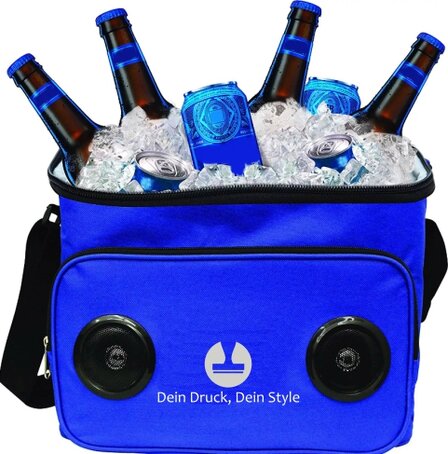 Bedruckbare Kühltasche mit Lautsprecher
