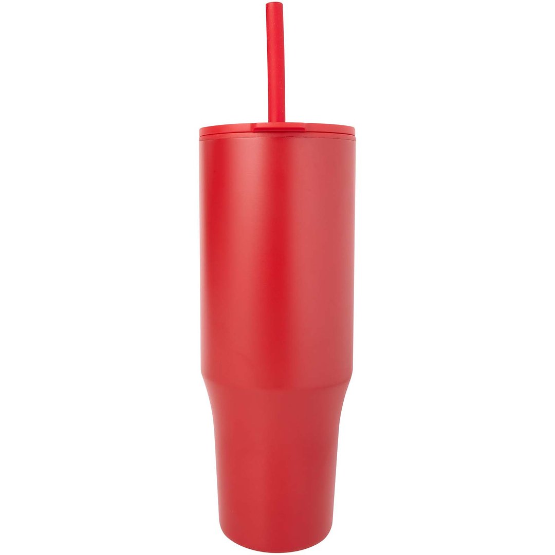 900 ml RCS-zertifizierter Isolierbecher mit Silikon Trinkhalm - Annang