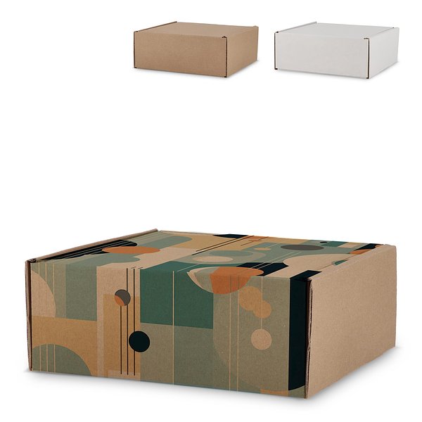 Individuelle Geschenkverpackung für 4 Tassen 24,3x24,3x9,9 cm Natruina