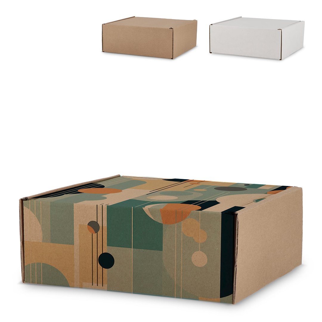 Individuelle Geschenkverpackung für 4 Tassen 24,3x24,3x9,9 cm Natruina