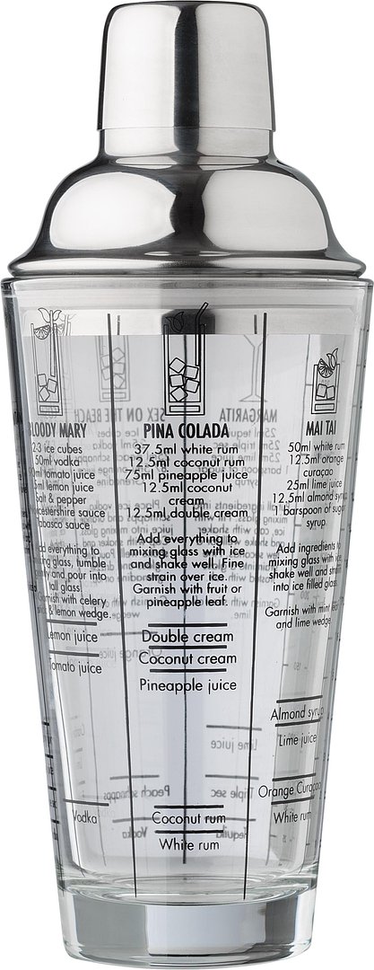 Glas-Cocktailshaker (400 ml) Mirina