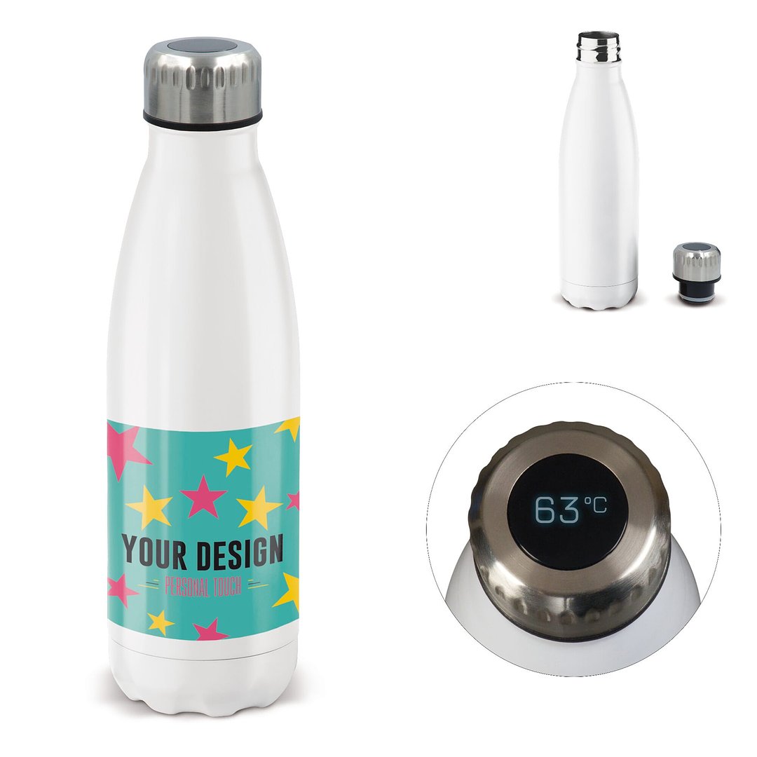 Isolierflasche Swing Subli mit Temperaturanzeige 500ml Luria