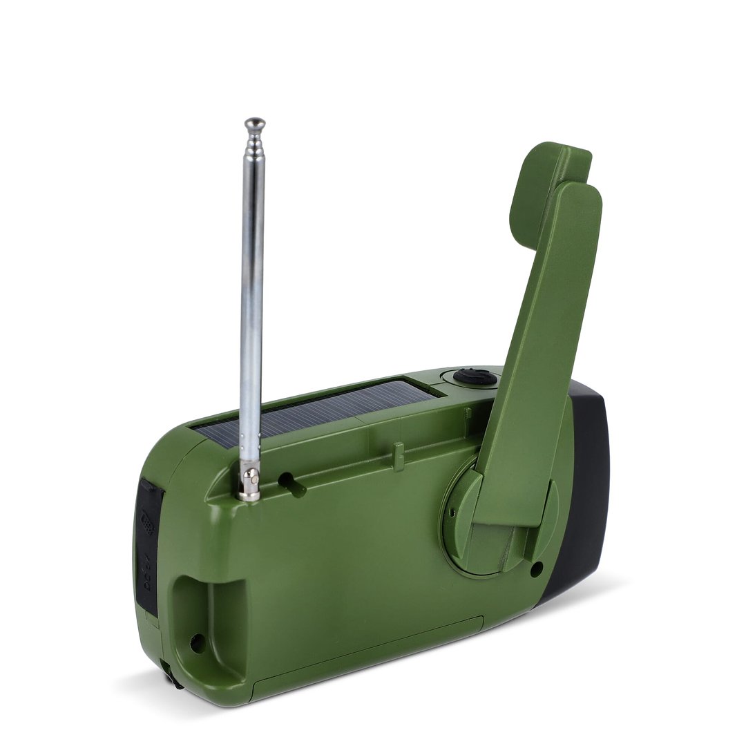 SafeSound Notfallradio mit Solar und Handaufzug Andrie