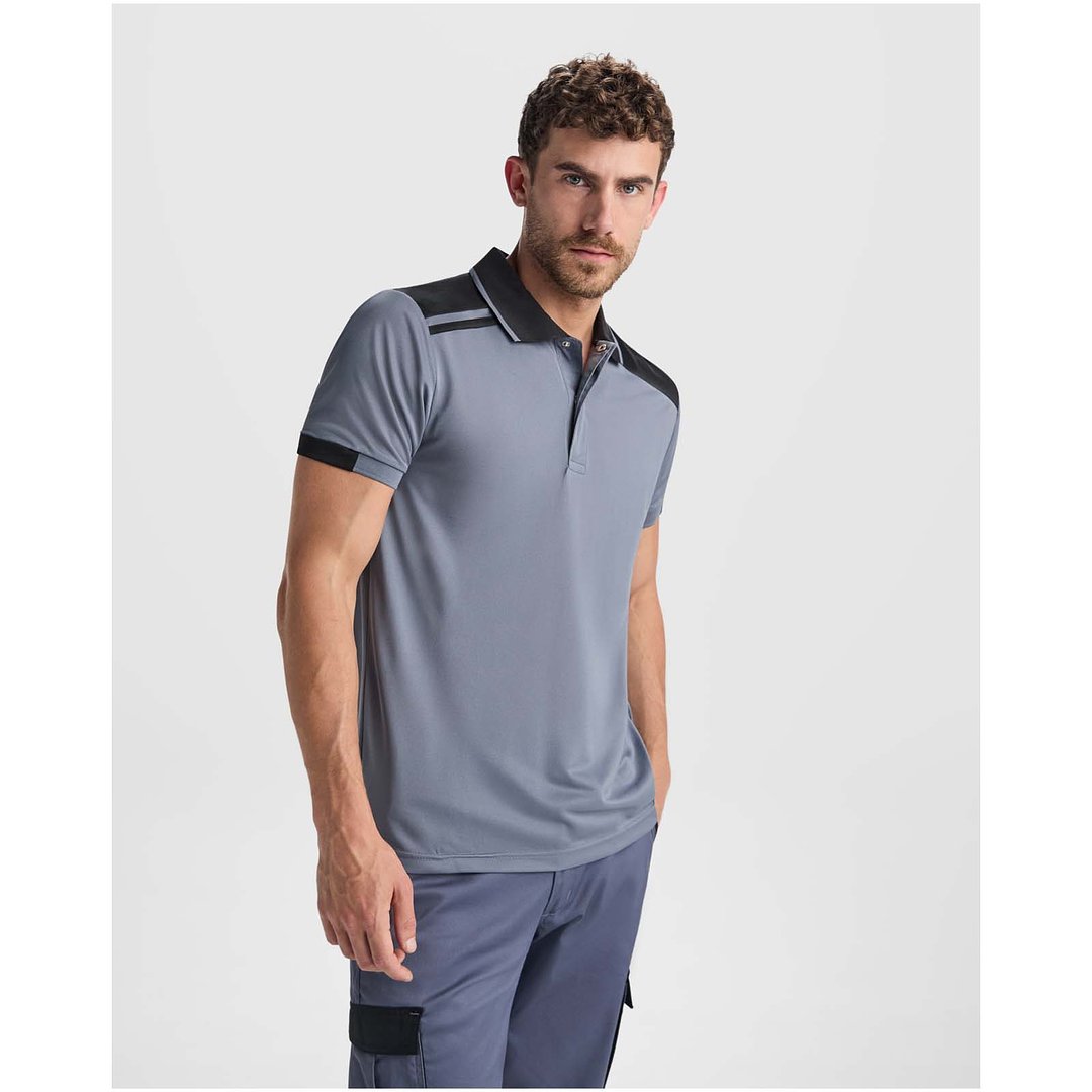 Kurzärmeliges Poloshirt mit antibakterieller Wirkung, 160 g/m2, unisex - Beas