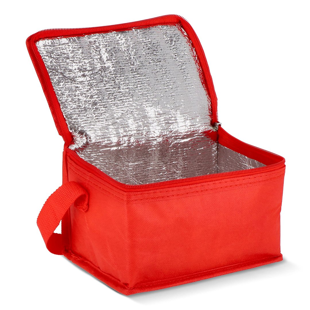 R-PET 6 Dosen-Kühltasche Non Woven 20x 13 x 12,5cm 75g/m² Veili
